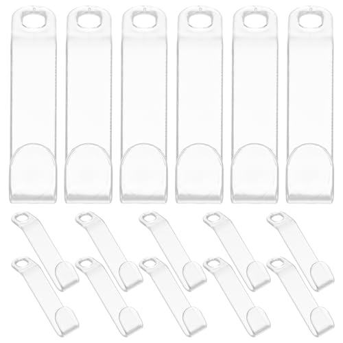 TOYANDONA 50 Stück Kleiderbügelhaken, platzsparend: platzsparende Kleiderbügel-Verbindungshaken – Kunststoff-Schrank-Organizer-Erweiterung, Organizer-Zubehör von TOYANDONA