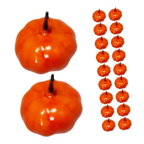 TOYANDONA 50 Stück Künstliche Mini Kürbisse Realistische Herbstdeko für Halloween Thanksgiving Leichte Stabile Fake Früchte für Tisch Kranz Schale und Bastelbedarf TOYANDONA 50 Stück Künstliche Mini Kürbisse Realistische Herbstdeko für Halloween Thanksgiving Leichte Stabile Fake Früchte für Tisch Kranz Schale und Bastelbedarf von TOYANDONA
