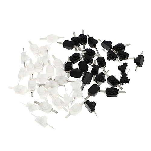 TOYANDONA 50 Stück Selbstsichernde Drucktastenschalter für Taschenlampe Off Zubehör für Elektrische Taschenlampen Kompakt und Leicht für Einfache Handhabung und Lagerung TOYANDONA 50 Stück Selbstsichernde Drucktastenschalter für Taschenlampe Off Zubehör für Elektrische Taschenlampen Kompakt und Leicht für Einfache Handhabung und Lagerung von TOYANDONA