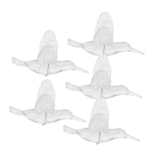 TOYANDONA 5stücke Hängender Acryl-Hummingbird Teiliges Transparente Vogelanhänger Für Romantische Fenster Und Garten-Dekoration Sicher Und Elegant Für Hochzeiten Und Wohnräume von TOYANDONA