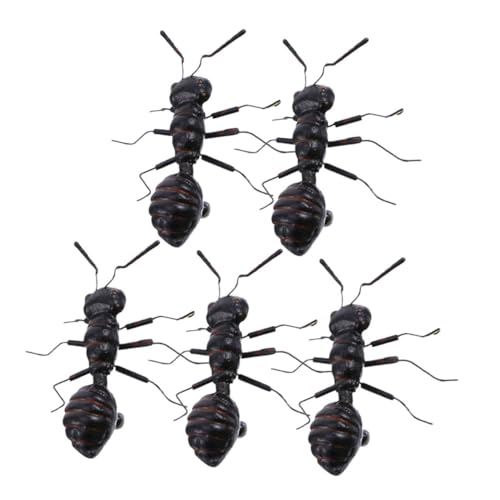 TOYANDONA 5stücke Teiliges Simulierte Ameisen Ornamente Aus Dekorative Ameisenfiguren Für Schreibtisch Und Garten Realistische Insekten-Dekoration Für Wohnräume Und Sammlungen von TOYANDONA