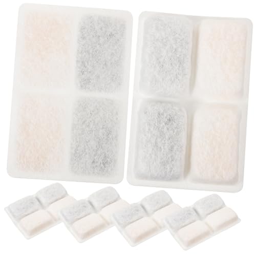 TOYANDONA 6 Stück Haustiertrinkbrunnen Ersatzfilter Aktivkohlefilter für Katzenbrunnen Wasserfilter für Haustiere Kokosnussschalenmaterial Effektive Filtration Geruchsneutral TOYANDONA 6 Stück Haustiertrinkbrunnen Ersatzfilter Aktivkohlefilter für Katzenbrunnen Wasserfilter für Haustiere Kokosnussschalenmaterial Effektive Filtration Geruchsneutral von TOYANDONA
