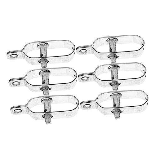 TOYANDONA 6 Stück Kabelseilspanner Robuste Drahtseilspannung Verstellbare Tensioner für Gewächshäuser Hühnerställe Kaninchenhäuser Langlebig von TOYANDONA