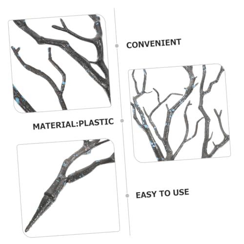 TOYANDONA 6 Stück Künstliche Baumzweige Dekorative Pflanzenzweige Langlebig Realistisch Blauer Farbverlauf Vielseitig für Hochzeiten Wohnkultur und Modische Accessoires von TOYANDONA