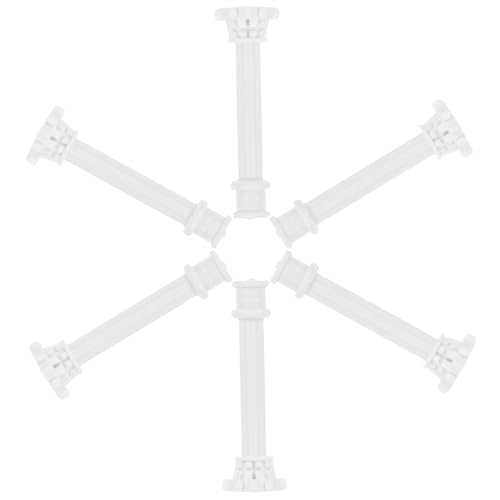 TOYANDONA 6 Stück Set Ornamente Römischer Säulenständer Micro Römische Kolonne Griechische Architektursäule Dekorative Griechische Säule Mikrogriechische Säule Feengarten-Statue Weiß Abs von TOYANDONA