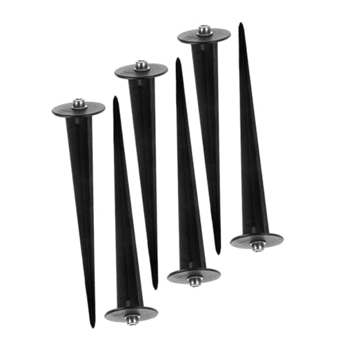 TOYANDONA Gartenlichtstäbe 6 Stück Außenleuchten Erdspieße Aluminium Windbeständig Installieren für Solarleuchten im Freien von TOYANDONA