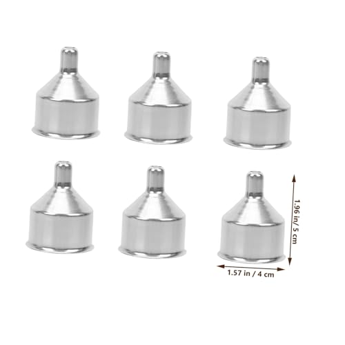TOYANDONA 6 Stück Teiliges Edelstahl trichter Breiter Öffnung Kleiner Haushaltsflüssigkeitstrichter für Weinflaschen Öl und Sojasauce Langlebig und Praktisch für Küche und Haushalt TOYANDONA 6 Stück Teiliges Edelstahl trichter Breiter Öffnung Kleiner Haushaltsflüssigkeitstrichter für Weinflaschen Öl und Sojasauce Langlebig und Praktisch für Küche und Haushalt von TOYANDONA