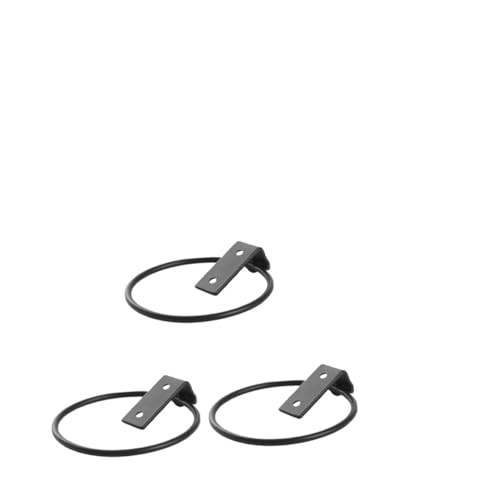 TOYANDONA 6 Stück Teiliges Metall Wandhalterung für Blumentöpfe Robuste Pflanzenschale mit Seitlichen Halterungen Einfache mit Schrauben Geeignet für Drinnen und Draußen von TOYANDONA