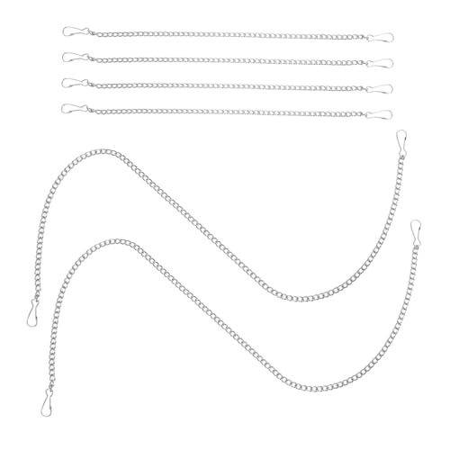 TOYANDONA 6 Stück Teiliges Metallhängeketten aus Robustem Eisen Vielseitig Einsetzbar zum Aufhängen von Schildern Postern und Bannern Einfache mit Verbindern Design für von TOYANDONA