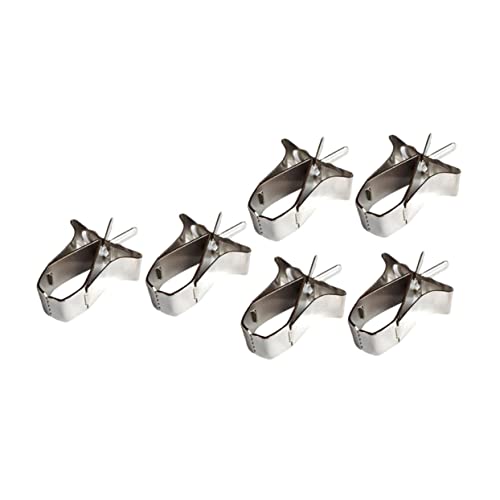 TOYANDONA 6 Stück Teiliges Multifunktions Käfig Clips Langlebige Haushalts Obst und Gemüseklammern für Vögel Hamster Kaninchen und Kleine Haustiere Einfache Installation Tragbar von TOYANDONA