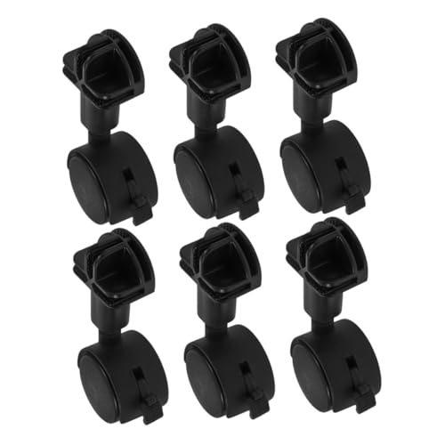 TOYANDONA 6stücke Teiliges Drehbare Katzenkäfig Bremsen Hochbelastbare Ersatzräder Für Katzenkäfige Einfache Installation Einsetzbar Für Zuhause von TOYANDONA