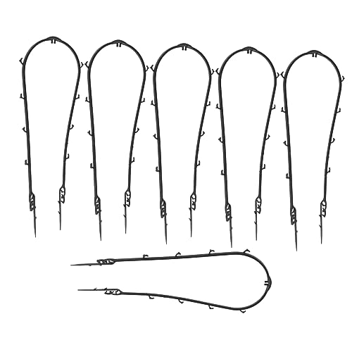 TOYANDONA 6 Stück Teiliges Rankgitter für Kletterpflanzen Stabiles Pflanzenstützregal für Blumentöpfe Glatte Oberfläche Einfach in Erde Steckbar für Balkon Wohnzimmer und Garten TOYANDONA 6 Stück Teiliges Rankgitter für Kletterpflanzen Stabiles Pflanzenstützregal für Blumentöpfe Glatte Oberfläche Einfach in Erde Steckbar für Balkon Wohnzimmer und Garten von TOYANDONA