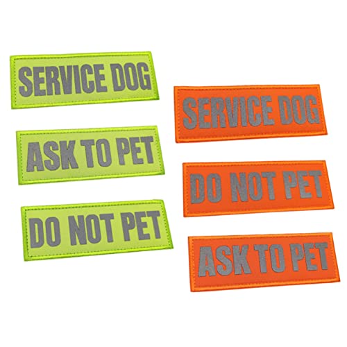 TOYANDONA 6 Stück Teiliges Reflektierendes Service hundepatch Strapazierfähige Klettpatches für Hundegeschirre Komfortabel Hautfreundlich Sichtbar bei Dunkelheit Geeignet für Verschiedene TOYANDONA 6 Stück Teiliges Reflektierendes Service hundepatch Strapazierfähige Klettpatches für Hundegeschirre Komfortabel Hautfreundlich Sichtbar bei Dunkelheit Geeignet für Verschiedene von TOYANDONA
