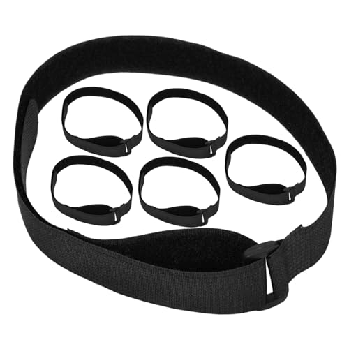 TOYANDONA 6 Stück Verstellbarer Sonnenschirm Befestigungsriemen Tragbare Outdoor Schirm Fixierung für Garten Strand und Camping UV Schutz Verschleiß Platzsparend von TOYANDONA