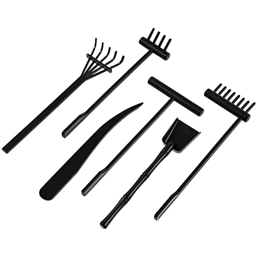 TOYANDONA 6 Stück Zen-Rechen Mini-Zen-Garten-Rechen Meditationssand-Zen-Gartengeräte DIY-Rock-Zen-Garten-Kit-Sets Spielzeug Zen-Garten-Zubehör TOYANDONA 6 Stück Zen-Rechen Mini-Zen-Garten-Rechen Meditationssand-Zen-Gartengeräte DIY-Rock-Zen-Garten-Kit-Sets Spielzeug Zen-Garten-Zubehör von TOYANDONA