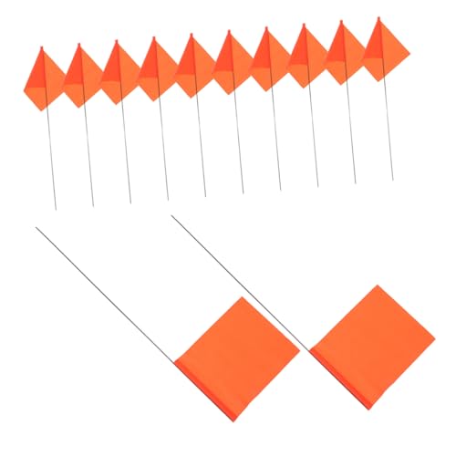 TOYANDONA 60 Stück Markierungsflaggen Orange mit Stahlspitze Wetterfeste Gartenmarkierungsfähnchen für Bewässerung Grünflächen Vermessung Bau Grundstückskennzeichnung TOYANDONA 60 Stück Markierungsflaggen Orange mit Stahlspitze Wetterfeste Gartenmarkierungsfähnchen für Bewässerung Grünflächen Vermessung Bau Grundstückskennzeichnung von TOYANDONA