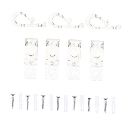 TOYANDONA 8 Stück Blinds Positioning Haken aus Transparentem Kunststoff Installieren Stabil und Leicht Passend für Fensterrollos und Gardinen Praktisches Zubehör für Zuhause TOYANDONA 8 Stück Blinds Positioning Haken aus Transparentem Kunststoff Installieren Stabil und Leicht Passend für Fensterrollos und Gardinen Praktisches Zubehör für Zuhause von TOYANDONA