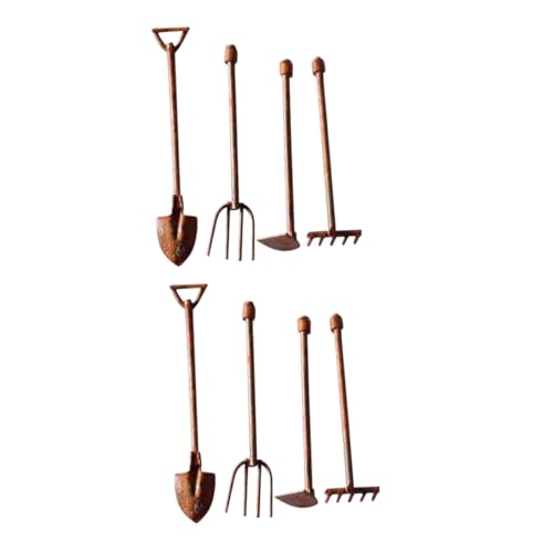 TOYANDONA 8 Stück Miniatur Gartenwerkzeuge Teiliges Set Robustem Metall Vielseitige Mini Gartendeko für und Bonsai Dekoratives Miniatur Werkzeug Ornament TOYANDONA 8 Stück Miniatur Gartenwerkzeuge Teiliges Set Robustem Metall Vielseitige Mini Gartendeko für und Bonsai Dekoratives Miniatur Werkzeug Ornament von TOYANDONA