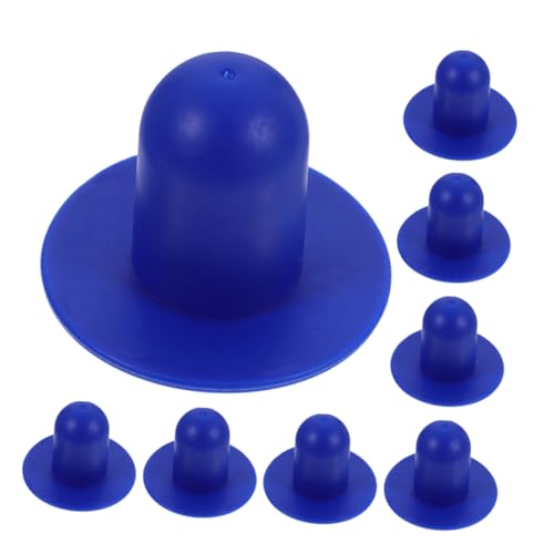 TOYANDONA 8 Stück Poolventilstopfen Poolstopfen Poolfilter Ablassstopfen Pool Für Aufstellpools Poolzubehör Aufstellpoolteile Schwimmbadzubehör Poolloch Skimmerstopfen PVC Blau von TOYANDONA