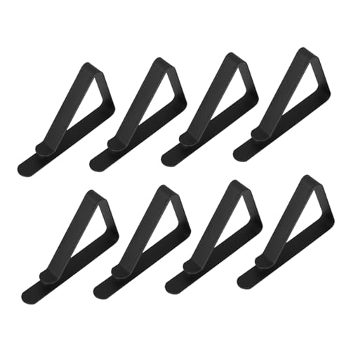 TOYANDONA 8 Stück Teiliges Edelstahl Tischdeckenklammern für Outdoor Tische Windfeste Verstellbare Tischklammern für Picknick Party Hochzeit rutschfeste Tischdeckenhalter von TOYANDONA