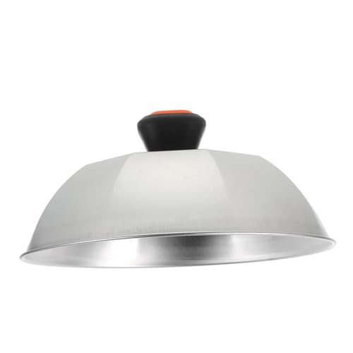 TOYANDONA Achteckiger Edelstahl-grilltopfdeckel Grillpfannendeckel Für Bratpfannen Und Woks Kochtopf-ersatzdeckel Als Abdeckhaube Für Camping Und Familienfeiern von TOYANDONA