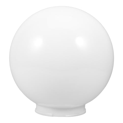 TOYANDONA Acryl Lampenschirm Kugel Opal Weiß Outdoor Lampenzubehör Bruchsicher Dekorativer Abdeckung für Wand Gartenleuchten TOYANDONA Acryl Lampenschirm Kugel Opal Weiß Outdoor Lampenzubehör Bruchsicher Dekorativer Abdeckung für Wand Gartenleuchten von TOYANDONA