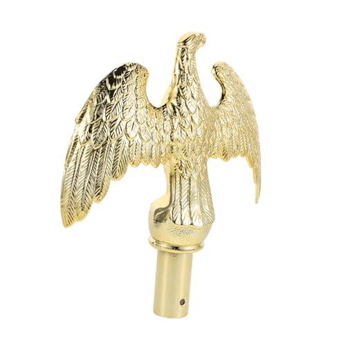 TOYANDONA Adler-fahnenmast-kugelaufsatz: Fahnenmast-Ornament in Gold, Passend Für Teleskop-sektionsstange, Dekorationsartikel Für Garten Und Haus TOYANDONA Adler-fahnenmast-kugelaufsatz: Fahnenmast-Ornament in Gold, Passend Für Teleskop-sektionsstange, Dekorationsartikel Für Garten Und Haus von TOYANDONA