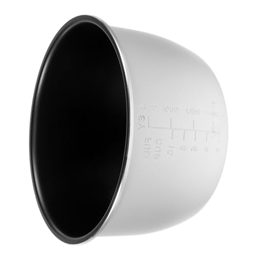 TOYANDONA Aluminium Reiskocher Innentopf Antihaftbeschichtet Ersatzinnentopf für Elektrischen Schnellkochtopf Schnelle und Gleichmäßige Wärmeverteilung Leicht zu Reinigen Familiengeeignete von TOYANDONA