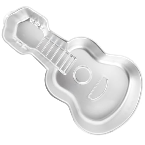 TOYANDONA Aluminiumlegierung Gitarren kuchenform Backform Tortendeko Musik Gitarre Backblech Antihaft Praktisch Leicht Zu Reinigen Für Heimisches Backen Und Geschenke von TOYANDONA