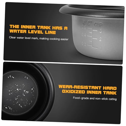 TOYANDONA Antihaft Reiskocher Innentopf Ersatz Universalkochbehälter mit Messskala Dickwandiger Elektrischer Kochtopf für Reis und Kuchen Langlebiger Innenbehälter für TOYANDONA Antihaft Reiskocher Innentopf Ersatz Universalkochbehälter mit Messskala Dickwandiger Elektrischer Kochtopf für Reis und Kuchen Langlebiger Innenbehälter für von TOYANDONA