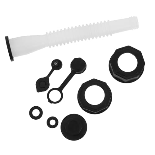 TOYANDONA Antirutsch Schraubmutter Gasflaschendüse Ersatzkit Pe mit Sicherem Gewinderohr Kompatibel für Diverse Gasflaschenmarken Langlebig und Auslaufsicher Teiliges Set von TOYANDONA