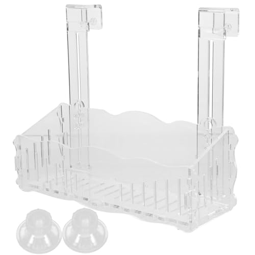 TOYANDONA Aquarium Pflanzenhalter aus Transparentem Material mit Saugnapf und Haken Großer Wasserpflanzen Topf für Aufzucht und Dekoration Vielseitiger Aquatic Plant Cup für Fischbecken TOYANDONA Aquarium Pflanzenhalter aus Transparentem Material mit Saugnapf und Haken Großer Wasserpflanzen Topf für Aufzucht und Dekoration Vielseitiger Aquatic Plant Cup für Fischbecken von TOYANDONA