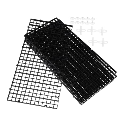 TOYANDONA Aquarium Trennwand Set Teilig mit Schwarzen Gittern und Saugnäpfen Zuschneidbar und Flexibel Bodennahe Filterfunktion für Fischbecken Isolierung und Schutz Zufällige Farbe TOYANDONA Aquarium Trennwand Set Teilig mit Schwarzen Gittern und Saugnäpfen Zuschneidbar und Flexibel Bodennahe Filterfunktion für Fischbecken Isolierung und Schutz Zufällige Farbe von TOYANDONA