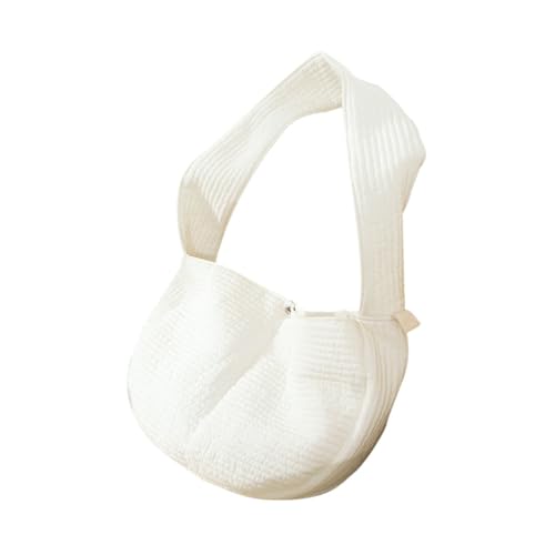 TOYANDONA Atmungsaktive Tragbare Katzen Transporttasche aus Canvas Verstellbarer Schultergurt Mittelgroß für Haustiere für Outdoor Ausflüge und Reisen von TOYANDONA