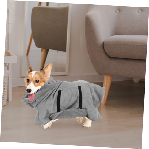 TOYANDONA Atmungsaktiver Hundebademantel aus Polyester Saugfähiges Leichtes Trockenhandtuch Waschbar Schnell Trocknend Komfortable Passform für Kleine und Mittlere Hunde für Haustierpflege TOYANDONA Atmungsaktiver Hundebademantel aus Polyester Saugfähiges Leichtes Trockenhandtuch Waschbar Schnell Trocknend Komfortable Passform für Kleine und Mittlere Hunde für Haustierpflege von TOYANDONA