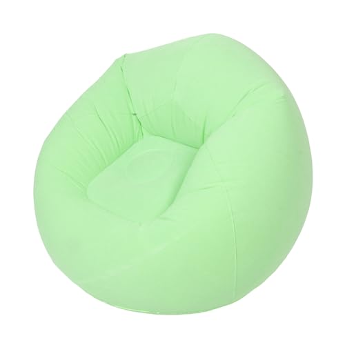 TOYANDONA Aufblasbarer Sitzsack Outdoor Grün Wasserdichter Lazy Sofa Stuhl mit Schneller Befüllung Tragbar Gepolstert für Erwachsene Camping Wohnzimmer Schlafzimmer Lesen von TOYANDONA