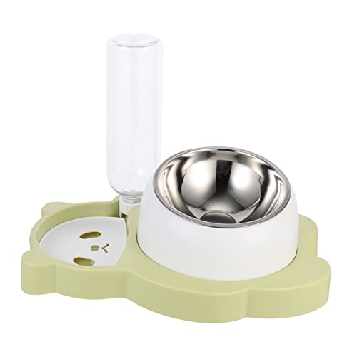 TOYANDONA Automatischer Katzentrinker mit Panda Design Wassernapf mit Überlaufschutz rutschfest Multifunktional für Katzen und Hunde Geeignet für Haustierfutter und Wasserversorgung von TOYANDONA