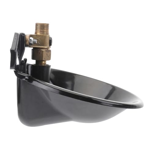 TOYANDONA Automatischer Wassernapf Schafe Wassertrinker mit Kupferventil Langlebig Rostfrei Stabiler Wasserstand für Schafe Ziegen Rinder Viehhaltung Bauernhof Werkzeug Schwarz TOYANDONA Automatischer Wassernapf Schafe Wassertrinker mit Kupferventil Langlebig Rostfrei Stabiler Wasserstand für Schafe Ziegen Rinder Viehhaltung Bauernhof Werkzeug Schwarz von TOYANDONA