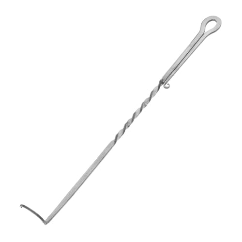 TOYANDONA BBQ Flipper mit Ergonomischem Griff Pigtail Fleischhaken Wender für Outdoor Camping Grillen und Rutschfester Handgriff Präzises Wenden und Einfache von TOYANDONA