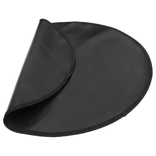 TOYANDONA BBQ-feuermatte Tragbar Camping Grillmatte Isoliermatte Picknick-schutzunterlage Feuerfeste Multifunktionsmatte Kissen Feuerfeste Matte Aluminiumfolienfaser Black von TOYANDONA