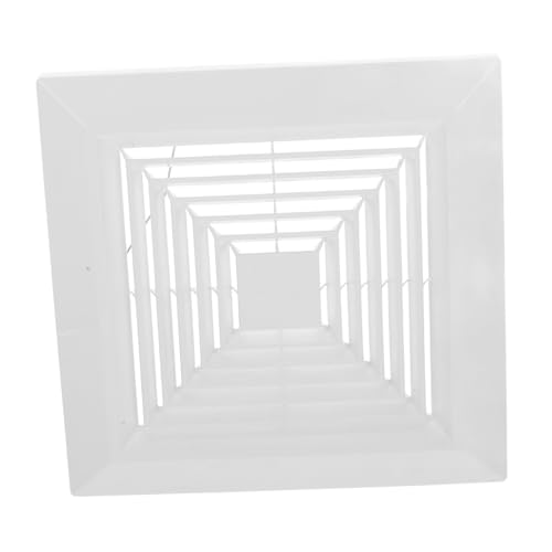 TOYANDONA Badezimmer Deckenlüfter Abdeckung mit Federn Langlebige Entlüftungsabdeckung Staub Insektensicher Minimalistisches Design Einfache DIY montage für Wand Deckenlüfter TOYANDONA Badezimmer Deckenlüfter Abdeckung mit Federn Langlebige Entlüftungsabdeckung Staub Insektensicher Minimalistisches Design Einfache DIY montage für Wand Deckenlüfter von TOYANDONA