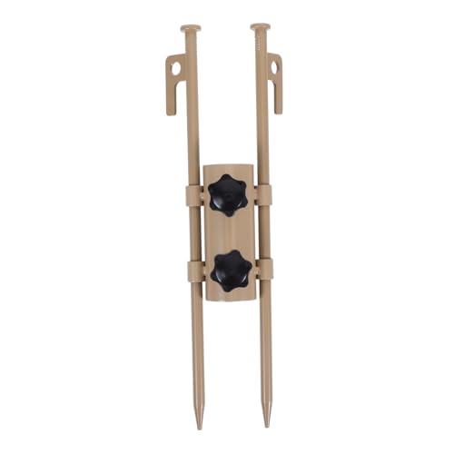 TOYANDONA Baldachinstangen Fixierer Verstellbare Halterung für Outdoor Zelte und Vordächer Wetterbeständig Einfache Installation Lebhaftem Sandfarbton von TOYANDONA