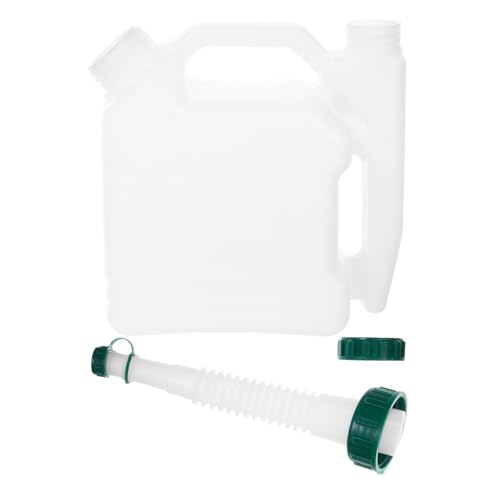 TOYANDONA Tragbare Mischflasche für 20:1/25:1/40:1/50:1 Ölmischflasche für Motoren Gasmischbehälter Robuste Kunststoffkonstruktion für Kettensäge und Rasenmäher von TOYANDONA