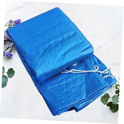 TOYANDONA Blauer Rechteckiger Poolabdeckung aus Pe UV beständig Wärmeisolierend Faltbar Geeignet für Aufblasbare und Rahmenpools Praktische Schutzplane gegen Regen und Staub TOYANDONA Blauer Rechteckiger Poolabdeckung aus Pe UV beständig Wärmeisolierend Faltbar Geeignet für Aufblasbare und Rahmenpools Praktische Schutzplane gegen Regen und Staub von TOYANDONA