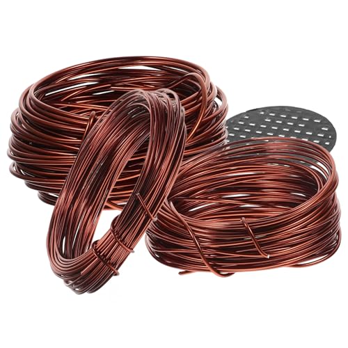 TOYANDONA Bonsai Draht Oxidierter Aluminiumdraht Flexibel und Biegsam für Garten DIY Bonsai Training Anfängerfreundlich Geeignet für Pflanzenformung und Zweiggestaltung von TOYANDONA