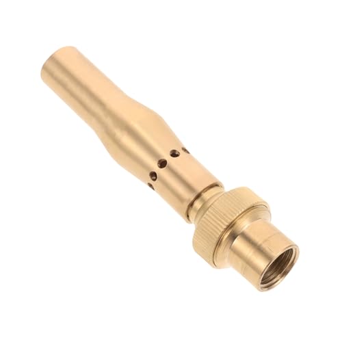 TOYANDONA Brass Gartenbrunnen Sprühkopf Verstellbare Mehrfachdüse für Teich und Springbrunnen Einfache Kraftvoller Wasserausstoß für Außenbereich und Gartendekoration von TOYANDONA