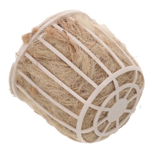 TOYANDONA Brutnest Vogelkäfig Nistschale mit Hohlem Korb Design Nistplatz für Wellensittiche und Gartenvögel Leicht zu Befestigen Mit Naturstroh für Naturnahes Nestbauen von TOYANDONA