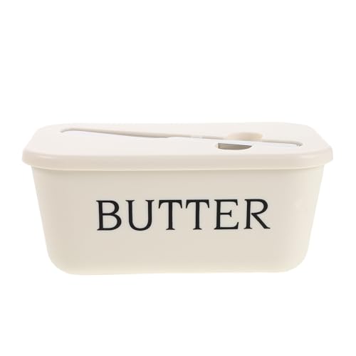 TOYANDONA Butterdose mit Deckel: Luftdichte Käsebutterbox mit Spatel für den Kühlschrank – Käsebehälter mit Deckel, Aufbewahrungsschale für die Küche TOYANDONA Butterdose mit Deckel: Luftdichte Käsebutterbox mit Spatel für den Kühlschrank – Käsebehälter mit Deckel, Aufbewahrungsschale für die Küche von TOYANDONA