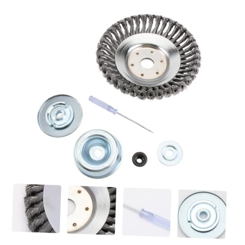 TOYANDONA Carbon draht rad mit Reparaturwerkzeug und Schutzabdeckung Langlebiges Unkrautwerkzeug Effiziente Unkrautentfernung für Garten Landschaftspflege Profiqualität TOYANDONA Carbon draht rad mit Reparaturwerkzeug und Schutzabdeckung Langlebiges Unkrautwerkzeug Effiziente Unkrautentfernung für Garten Landschaftspflege Profiqualität von TOYANDONA