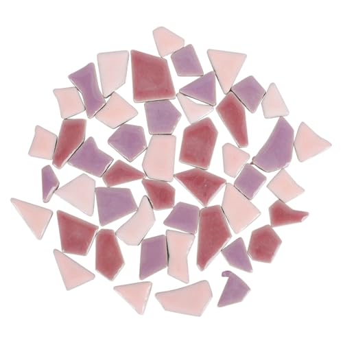 TOYANDONA DIY Mosaiksteine Unregelmäßig Glasierte Keramikfliesen für Heimdekoration Garten Bastelset Kreative Handwerksprojekte von TOYANDONA